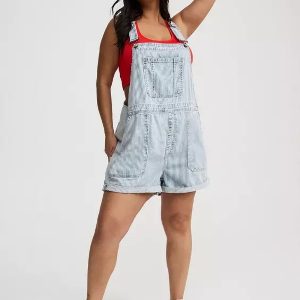 Torrid Blue Denim Overalls Classic Design